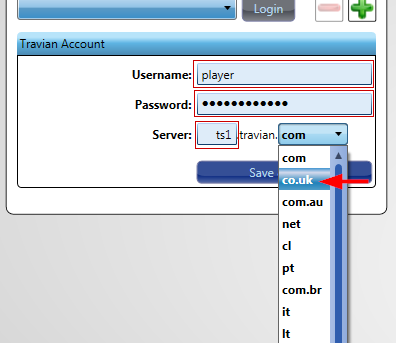 Travian Account Credentials