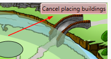 Cancel placing buildings